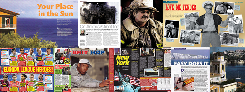 Magazine layouts